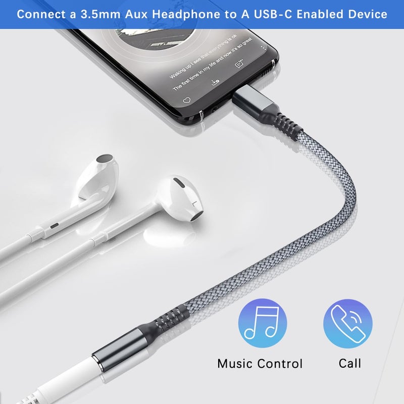 Basesailor محول جاك سماعة الرأس Basesailor لجهاز iPhone 17 16 Pro Max، كابل محول USB Type C إلى 3.5mm أنثوي AUX صوتي - Image 2